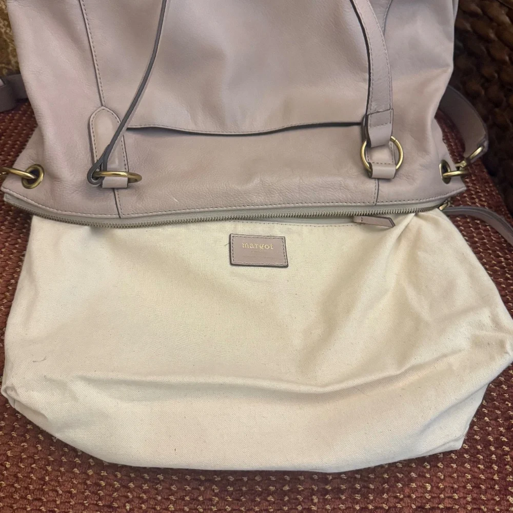 MARGOT NEW YORK SATCHEL SOFT CREME